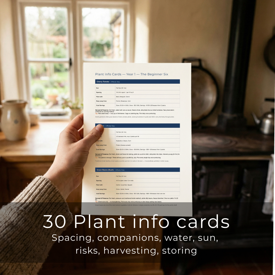 Amish Garden Planner