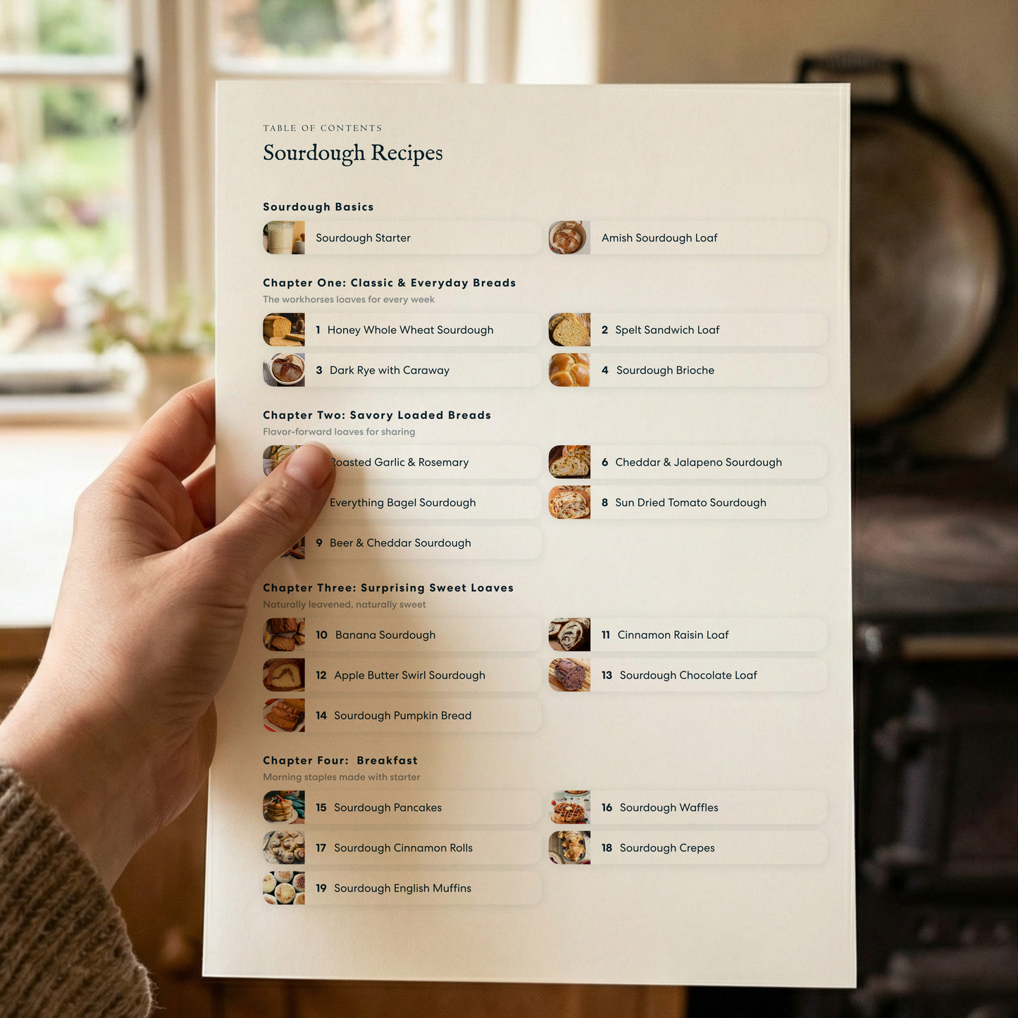 30 Sourdough Recipes - Digital Cookbook (PDF)
