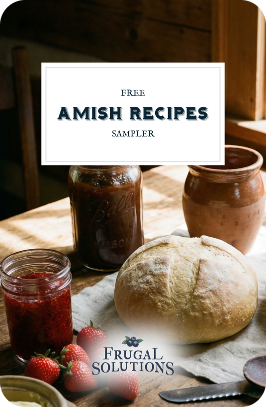 5+ Frugal Recipe Sampler - Digital Cookbook (PDF)
